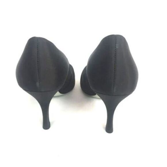 Something Bleu Bridal CLAUDIA Satin Peep Toe Heels ~ Size 10 Bridal Shoes Italy - Picture 4 of 5